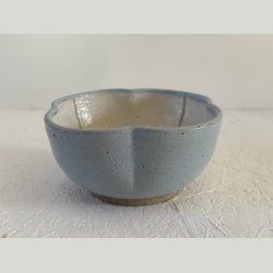 Lysebl blomsterskle.