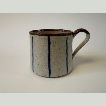 Rosa kopper med bl striber