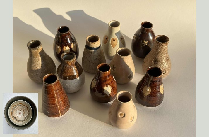 Sm� blomster vaser